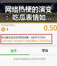 网络热梗的演变：吃瓜表情如何成为社交新宠